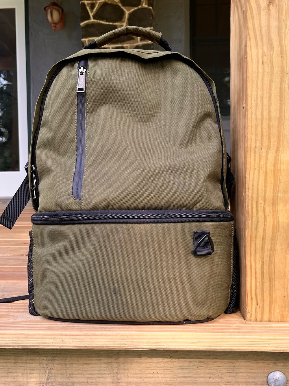 Olive Green Canvas Cooler Backpack - Everyday Carry